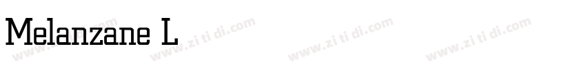 Melanzane Light字体转换